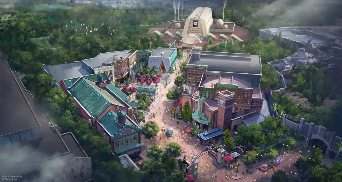 Arte conceptual Monsters Inc en Hollywood Studios