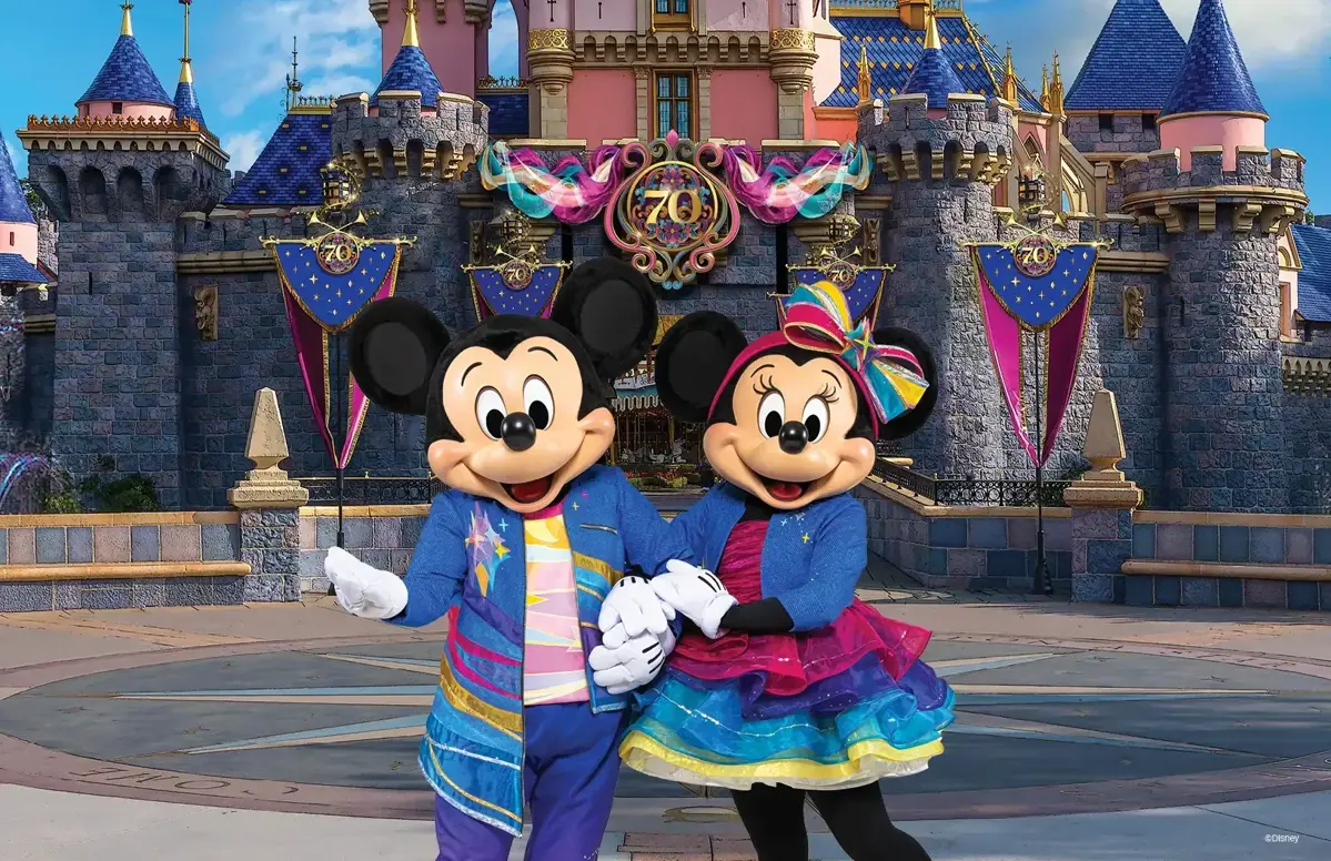 Mickey and Minnie 70th anniversary