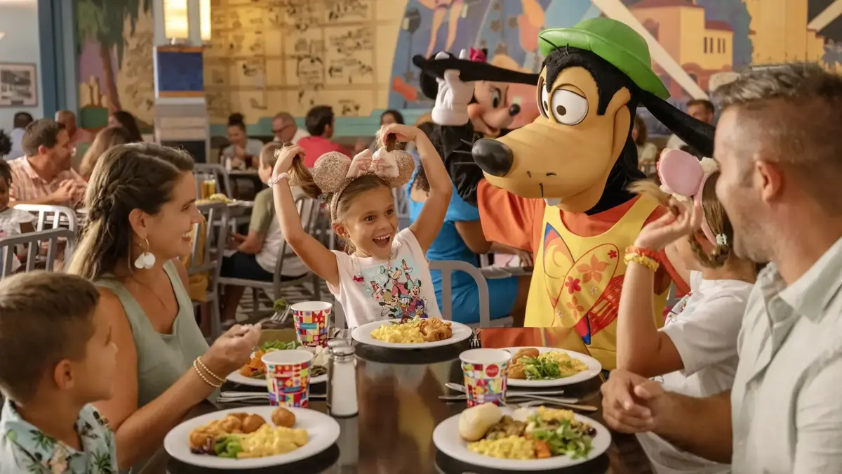 Comida con Goofy en Walt Disney World